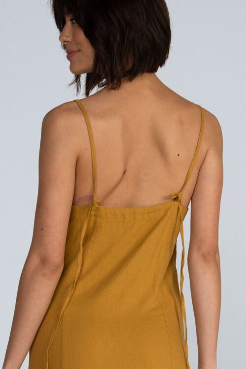 Alternative view of Vestido midi linho