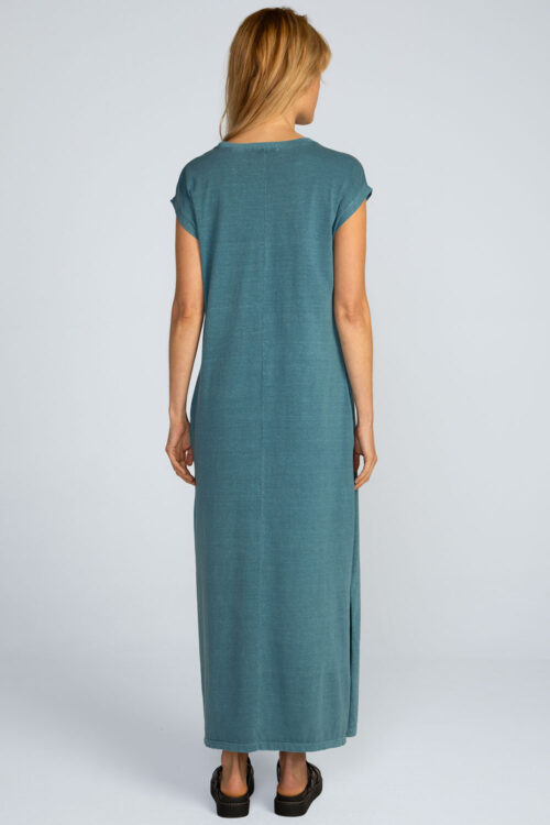 Vestido longo estonado Vestido Oceano 113SS26087 3