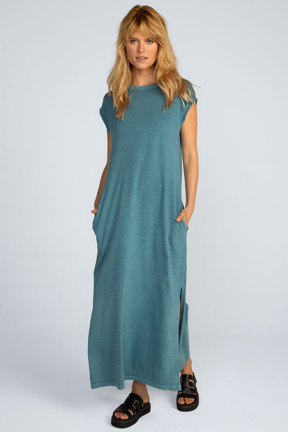 Vestido longo estonado Vestido longo estonado - Imagem 4