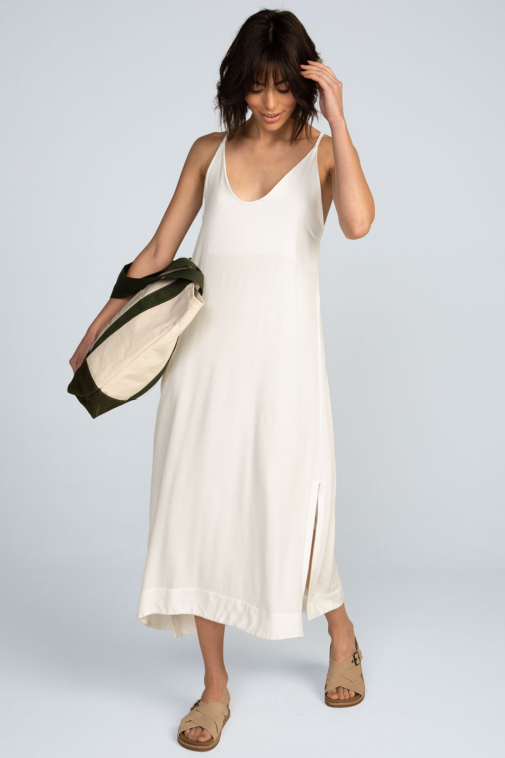 Vestido midi alças Vestido midi alças - Imagem 4