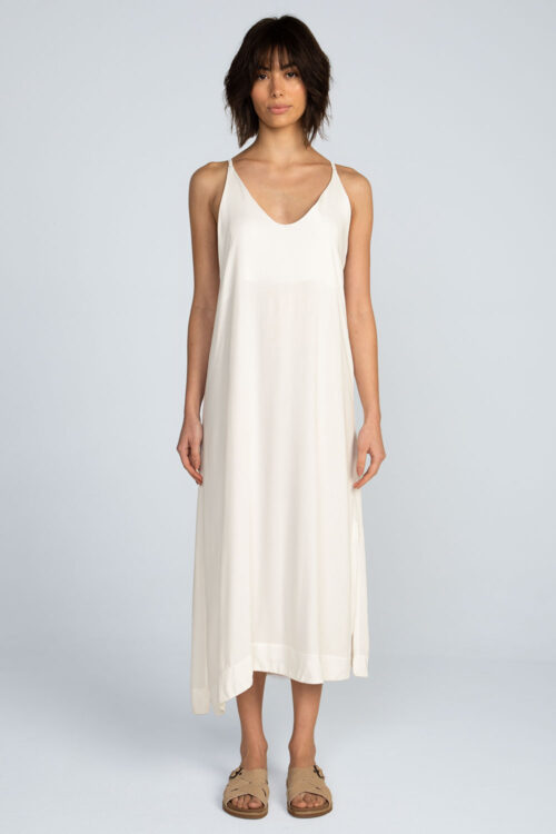 Vestido midi alças Vestido Off white 113SS26083 3
