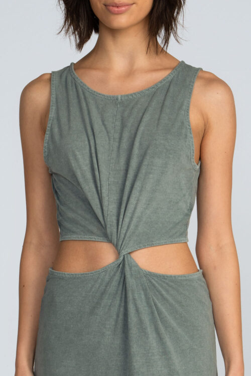 Vestido midi estonado Vestido Orvalho 113SS26081 2