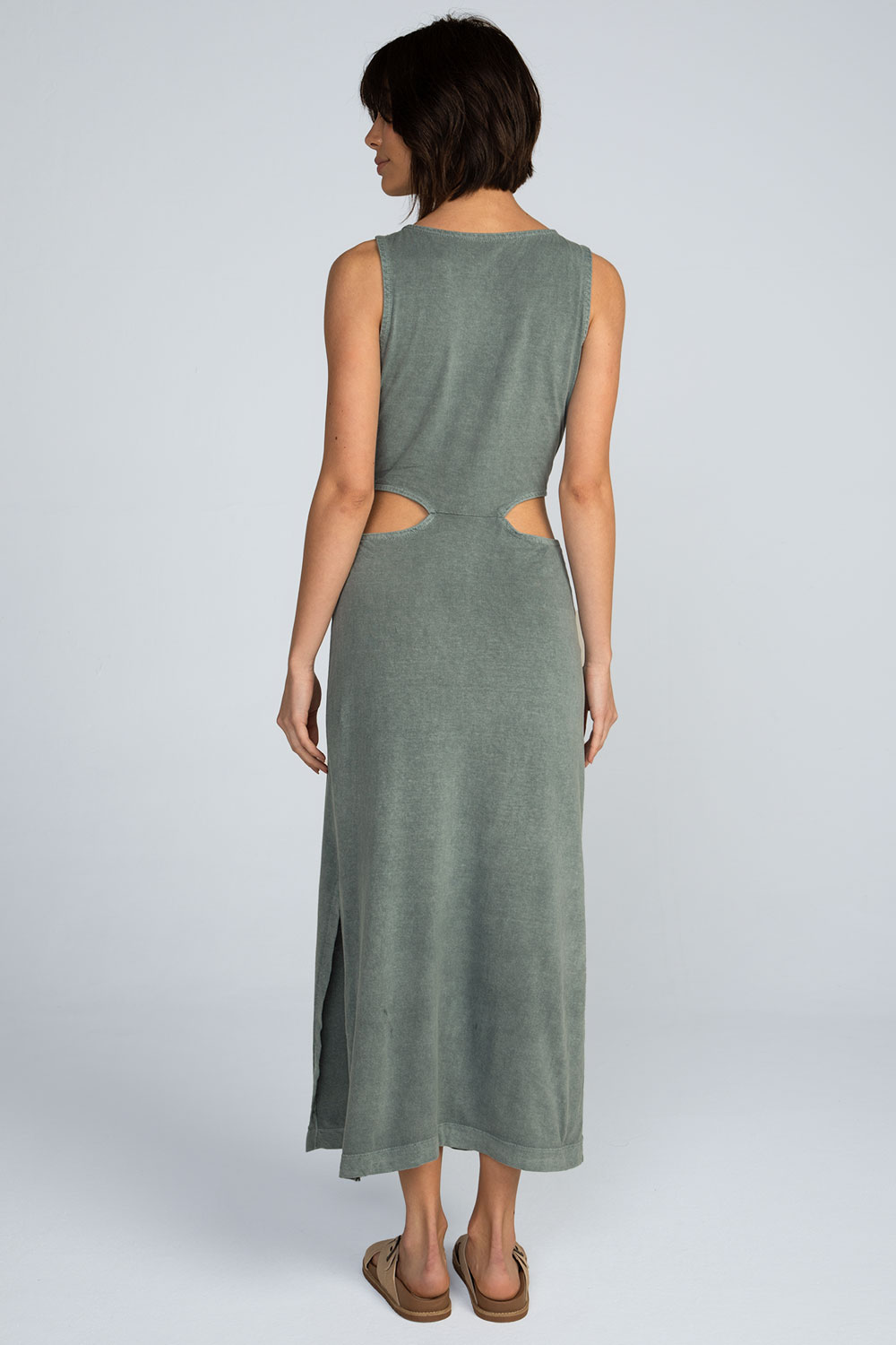 Vestido midi estonado Vestido midi estonado - Imagem 6