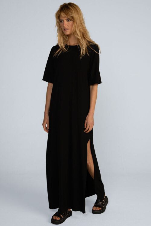 Alternative view of Vestido midi manga curta