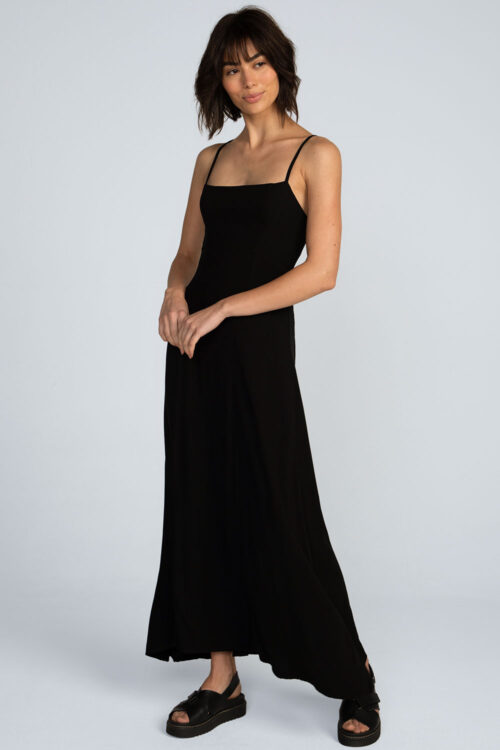 Vestido longo laço costas