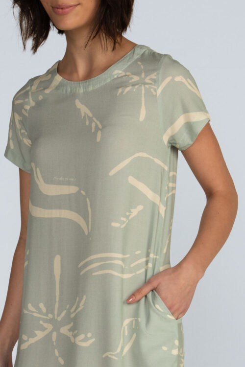 Vestido curto estampado Vestido Remanso 113SS26077 6