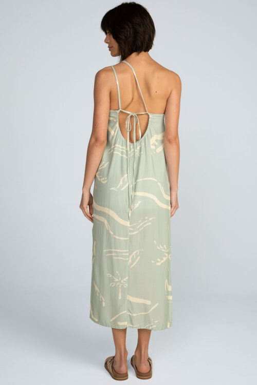 Vestido midi estampado Vestido Remanso 113SS26082 2