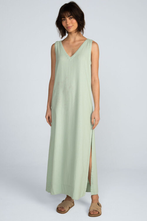 Vestido longo linho Vestido Savia 113SS26092 2