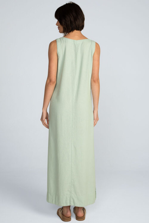 Vestido longo linho Vestido Savia 113SS26092 3