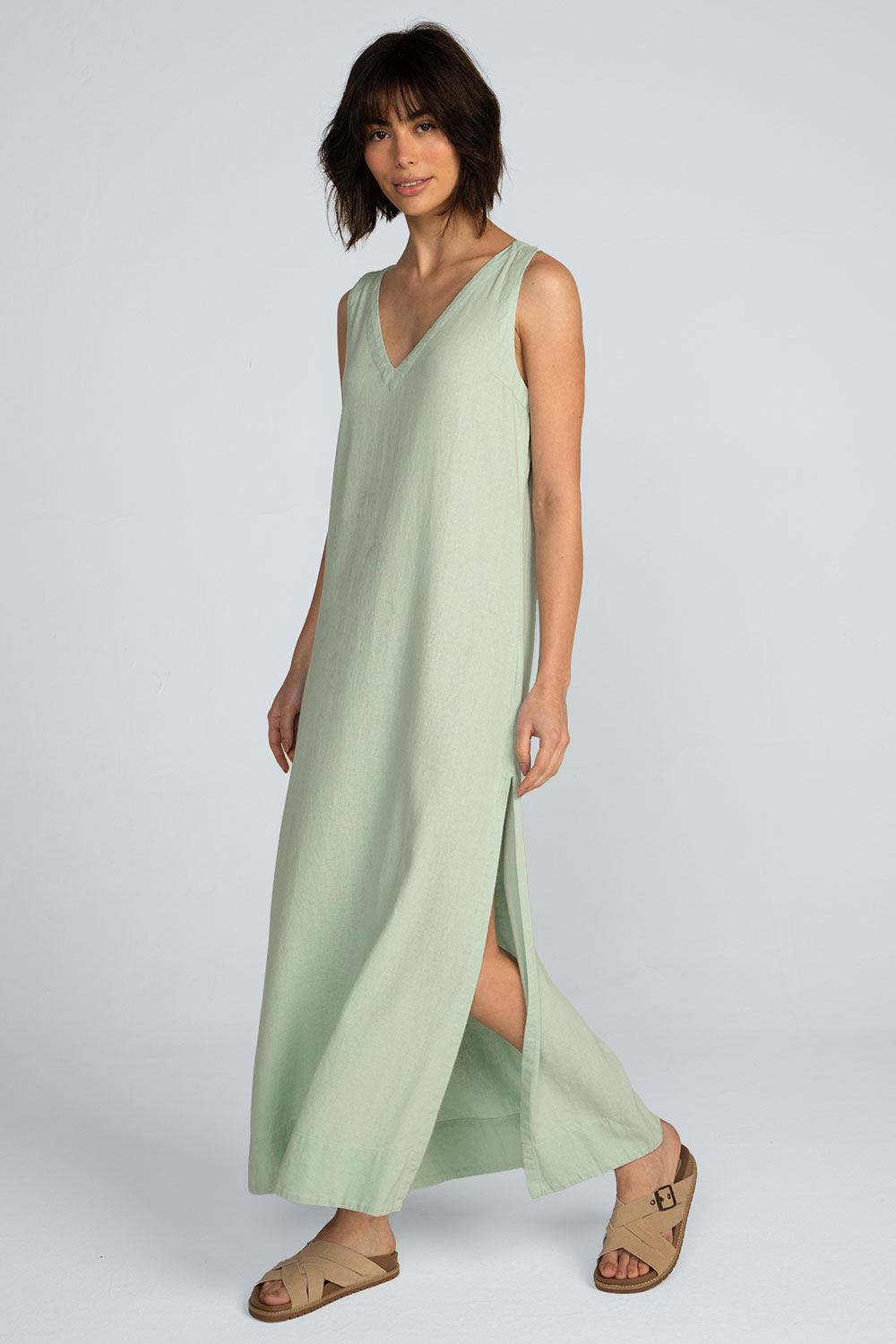 Vestido longo linho Vestido longo linho - Imagem 4