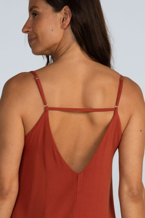 Alternative view of Vestido curto liso alças