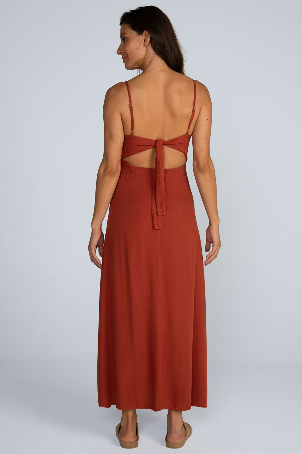 Vestido longo laço costas Vestido longo laço costas - Imagem 7