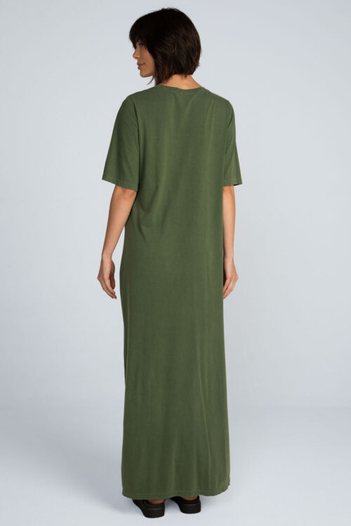 Alternative view of Vestido midi manga curta