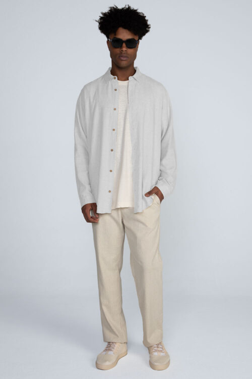 Alternative view of Camisa Linho manga longa