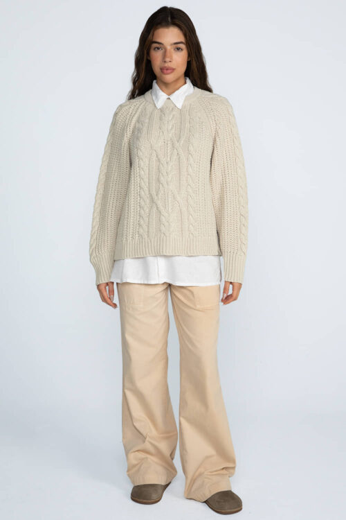 Alternative view of Blusa tricô tranças