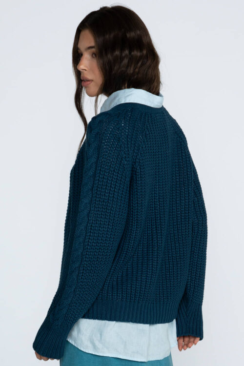 Blusa Azul coral 120FW26098 4