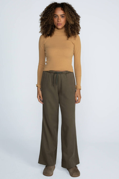 Alternative view of Blusa manga longa ribana estonada