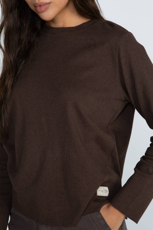 Blusa Marrom 105FW26019 4