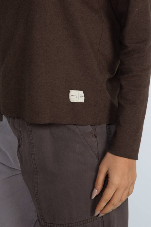 Blusa Marrom 105FW26019 5