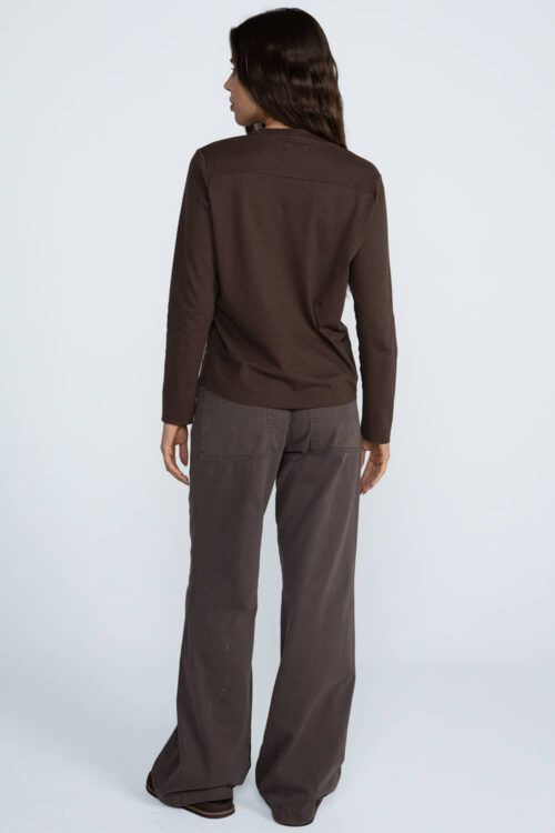 Blusa Marrom 105FW26019 6