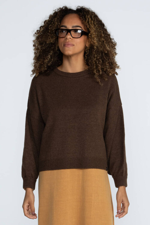 Blusa tricô lisa