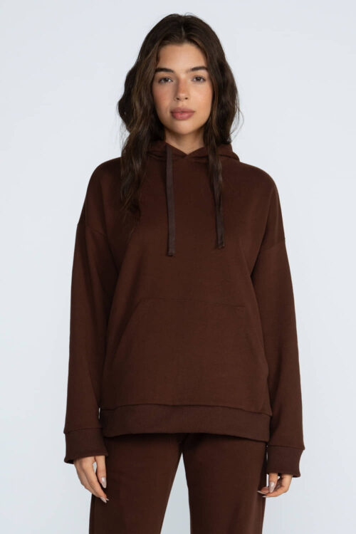 Blusão canguru felpado