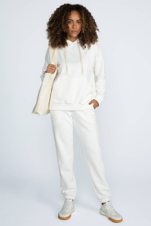 Alternative view of Blusão canguru felpado