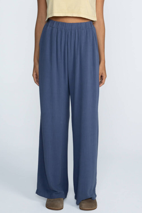 Calça pantalona linho