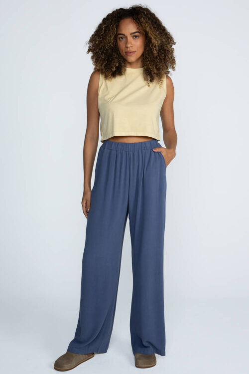 Alternative view of Calça pantalona linho