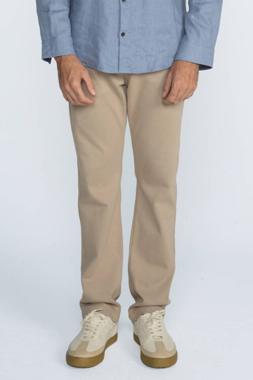 Calça five pockets em malha