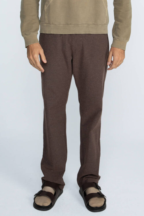 Calça algodão desfibrado