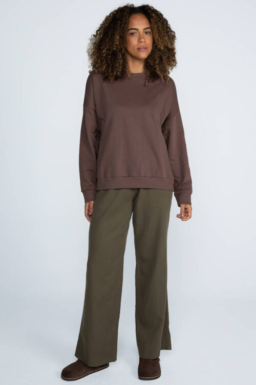 Alternative view of Calça patalona em Liocel