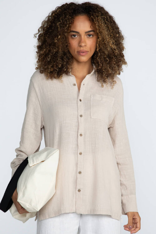 Camisa Areia 106FW26026 2