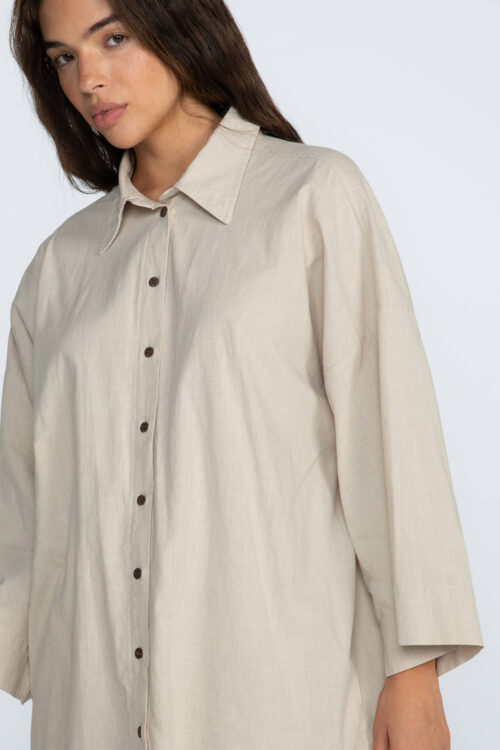 Camisa Areia 106FW26042 3