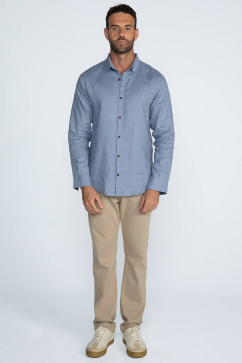 Alternative view of Camisa Linho manga longa