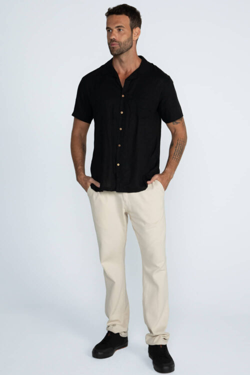 Alternative view of Camisa linho