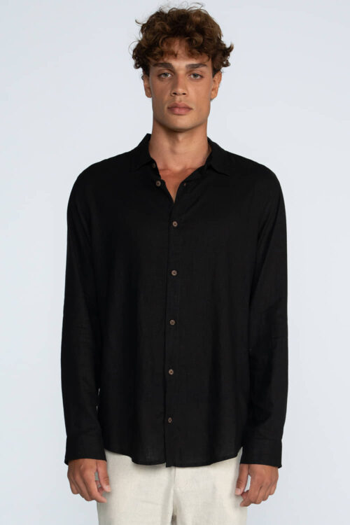 Camisa Linho manga longa