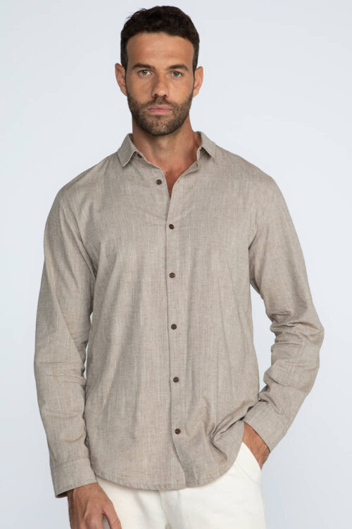 Camisa Algodão manga longa