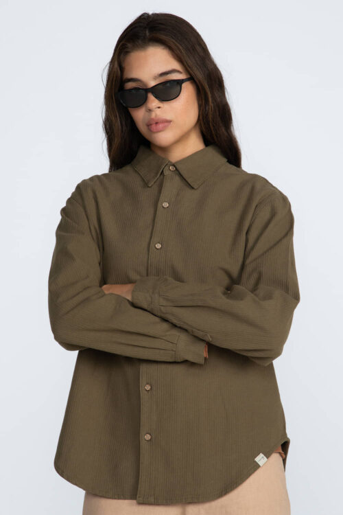 Camisa Verde musgo 106FW26027 4