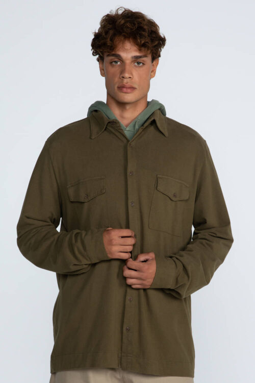 Camisa Verde musgo 206FW26130 4