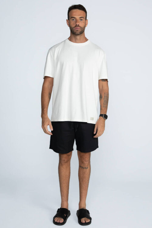 Camiseta oversized lisa Malhão Camiseta Branco 201FW26221 1