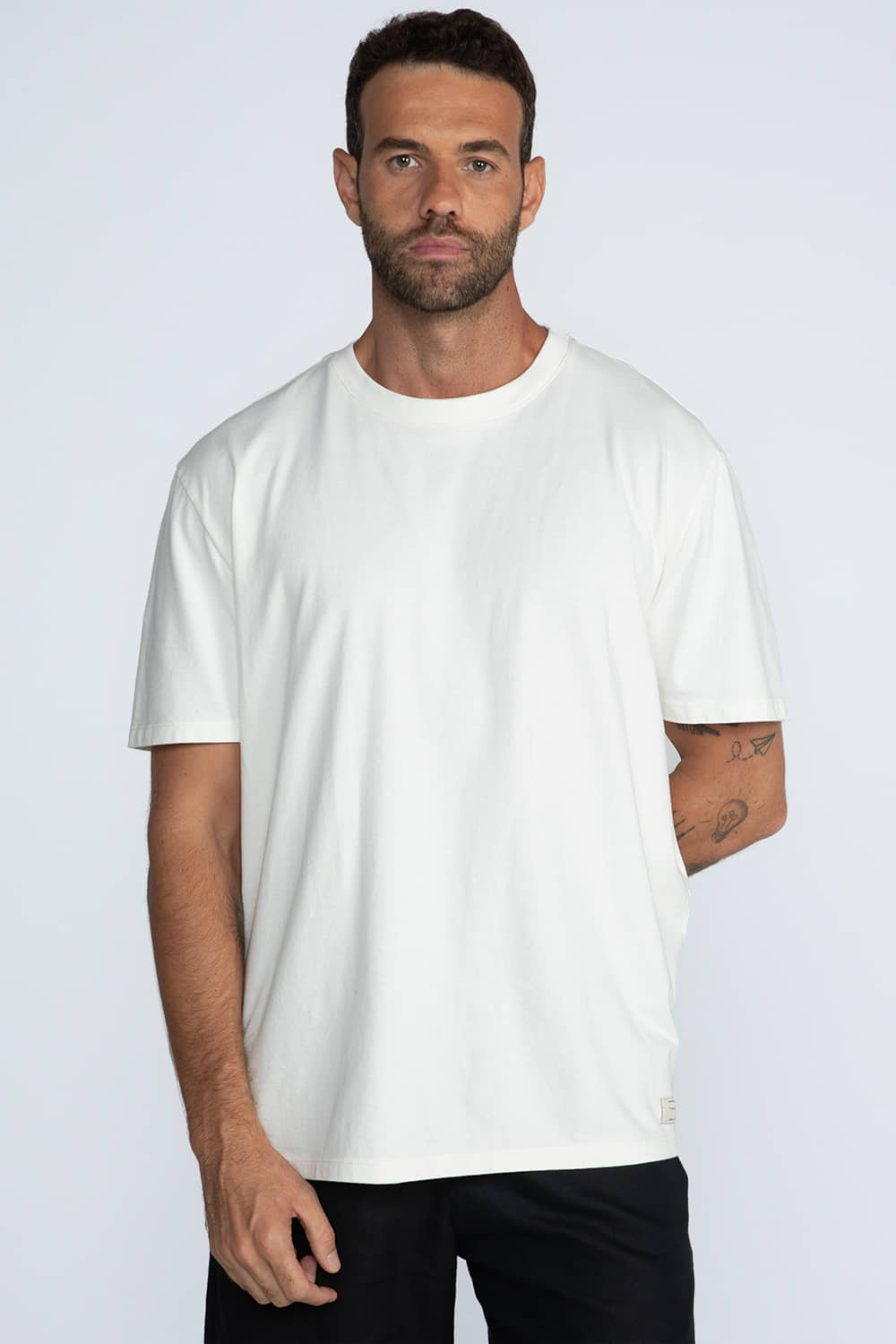 Camiseta oversized lisa Malhão Camiseta oversized lisa Malhão