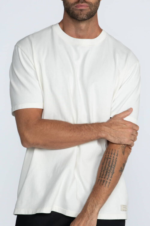 Camiseta oversized lisa Malhão Camiseta Branco 201FW26221 3