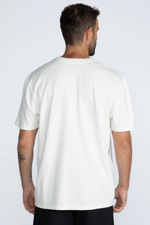 Camiseta oversized lisa Malhão Camiseta Branco 201FW26221 4