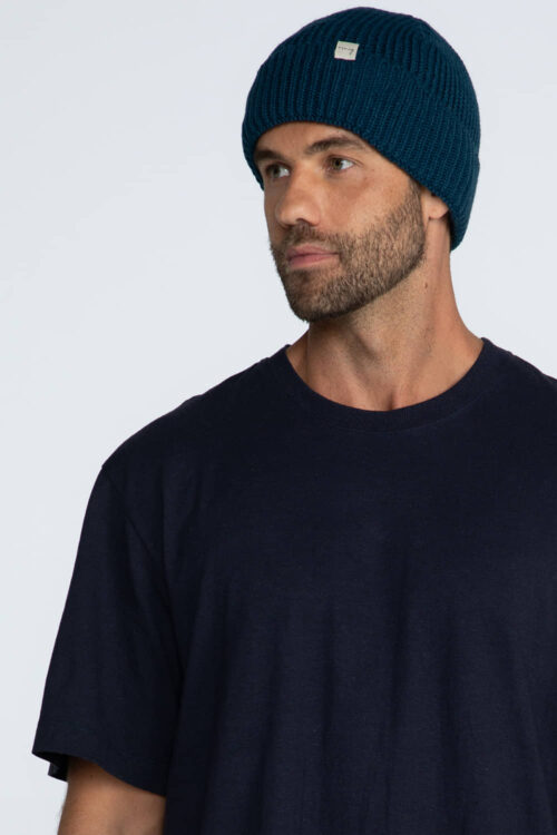 Camiseta malha cânhamo Camiseta Marinho 201FW26211 3