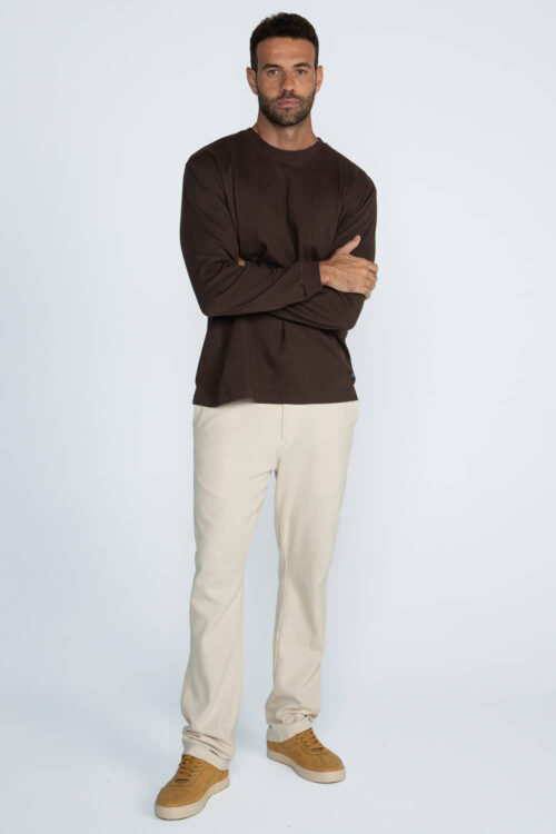 Alternative view of Camiseta manga longa malha com lã