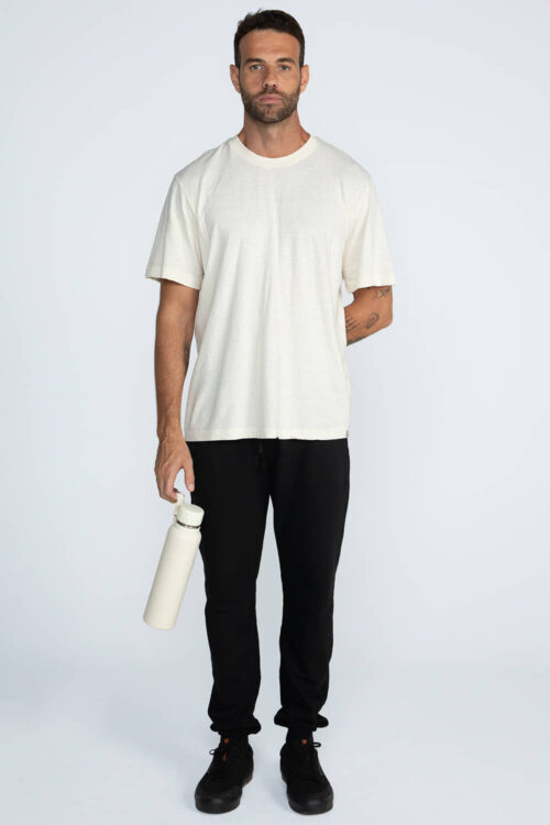 Camiseta malha cânhamo Camiseta Natural 201FW26211 1