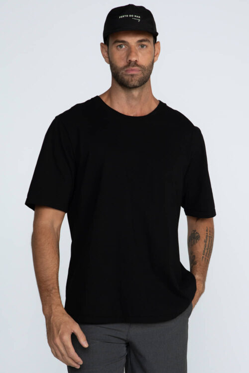 Camiseta oversized lisa Malhão