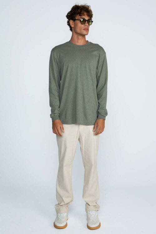 Alternative view of Camiseta manga longa malha com lã