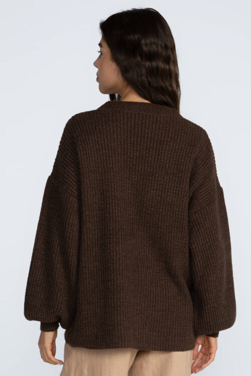 Casaco Marrom 120FW26099 5